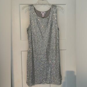 Candie's Elegant Silver Dress